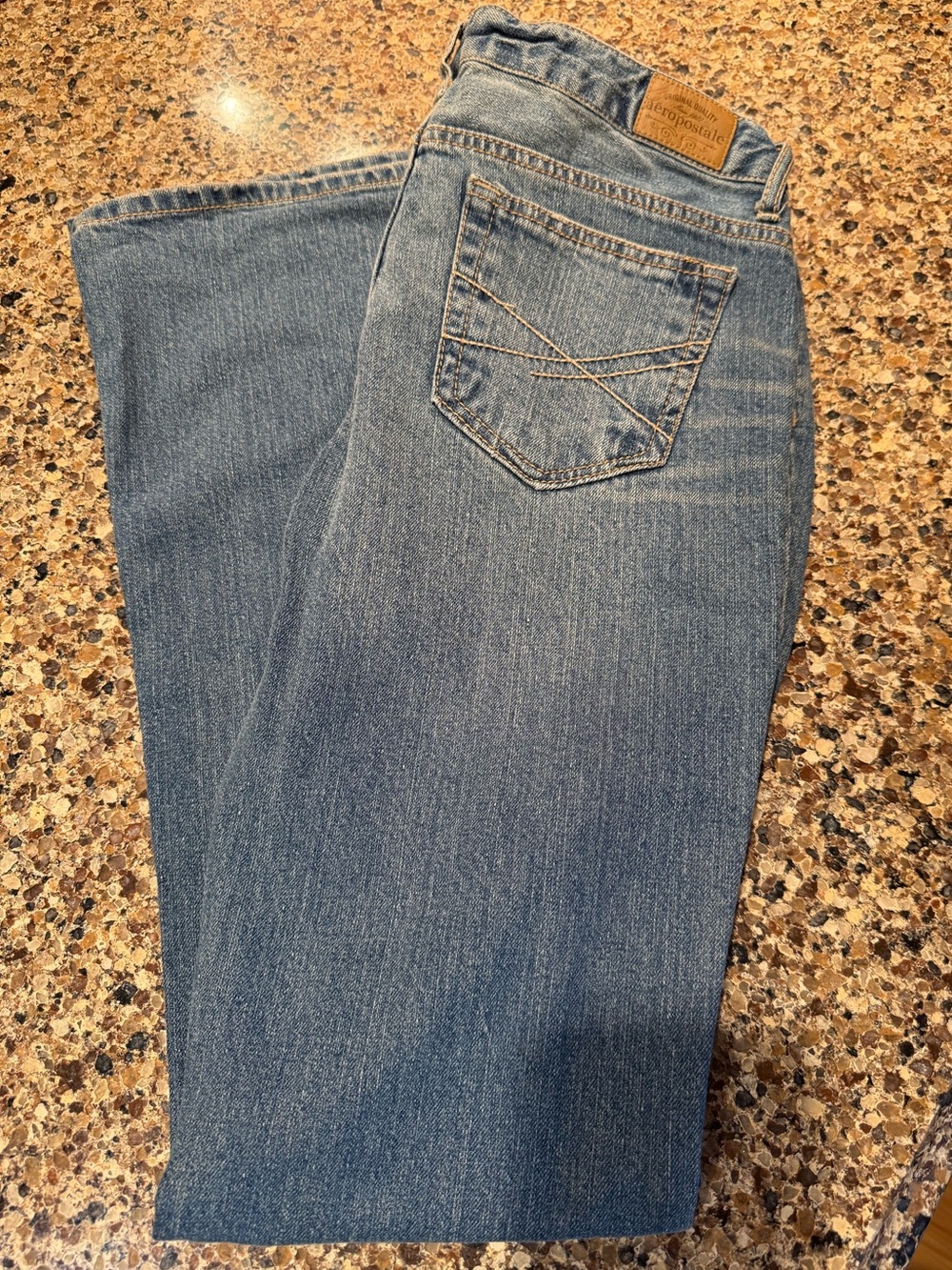 NWT Aeropostale Hailey Flare Jeans 5/6 Regular Low Rise Y2K